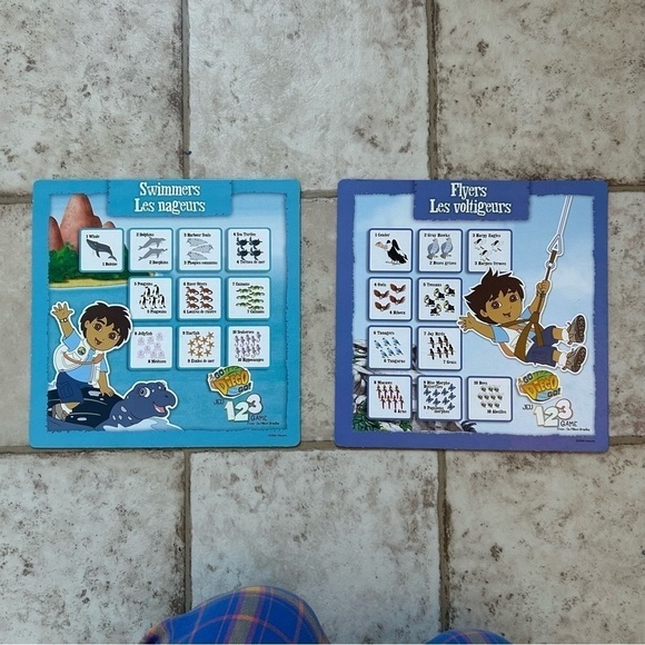 Go Diego Go Nick Jr. 123 Game Milton Bradley ages 3+ two player game - Picture 9 of 11